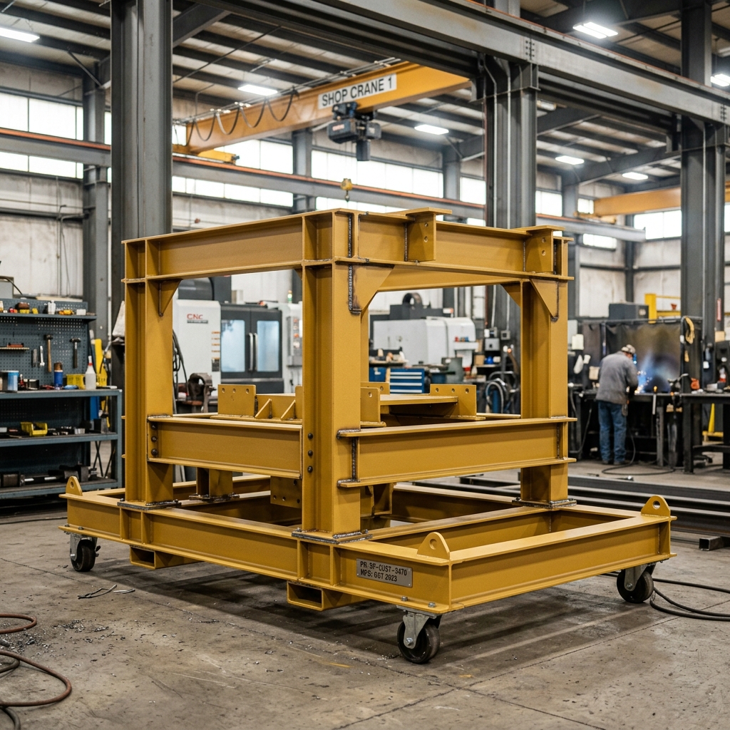 Skid-Mounted Equipment Frame